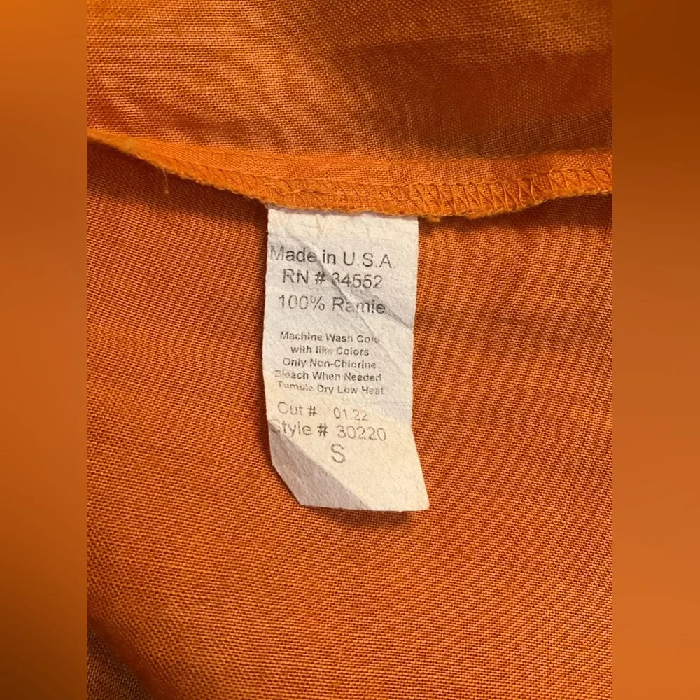 Anthropologie “Left of Center”Orange Sleeveless Dress - Picture 10 of 10